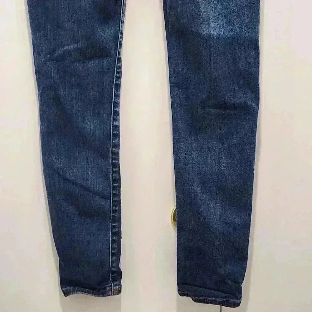 Judy Blue Distressed Buffalo Plaid Skinny Jeans Size 9/29 - Picture 10 of 15